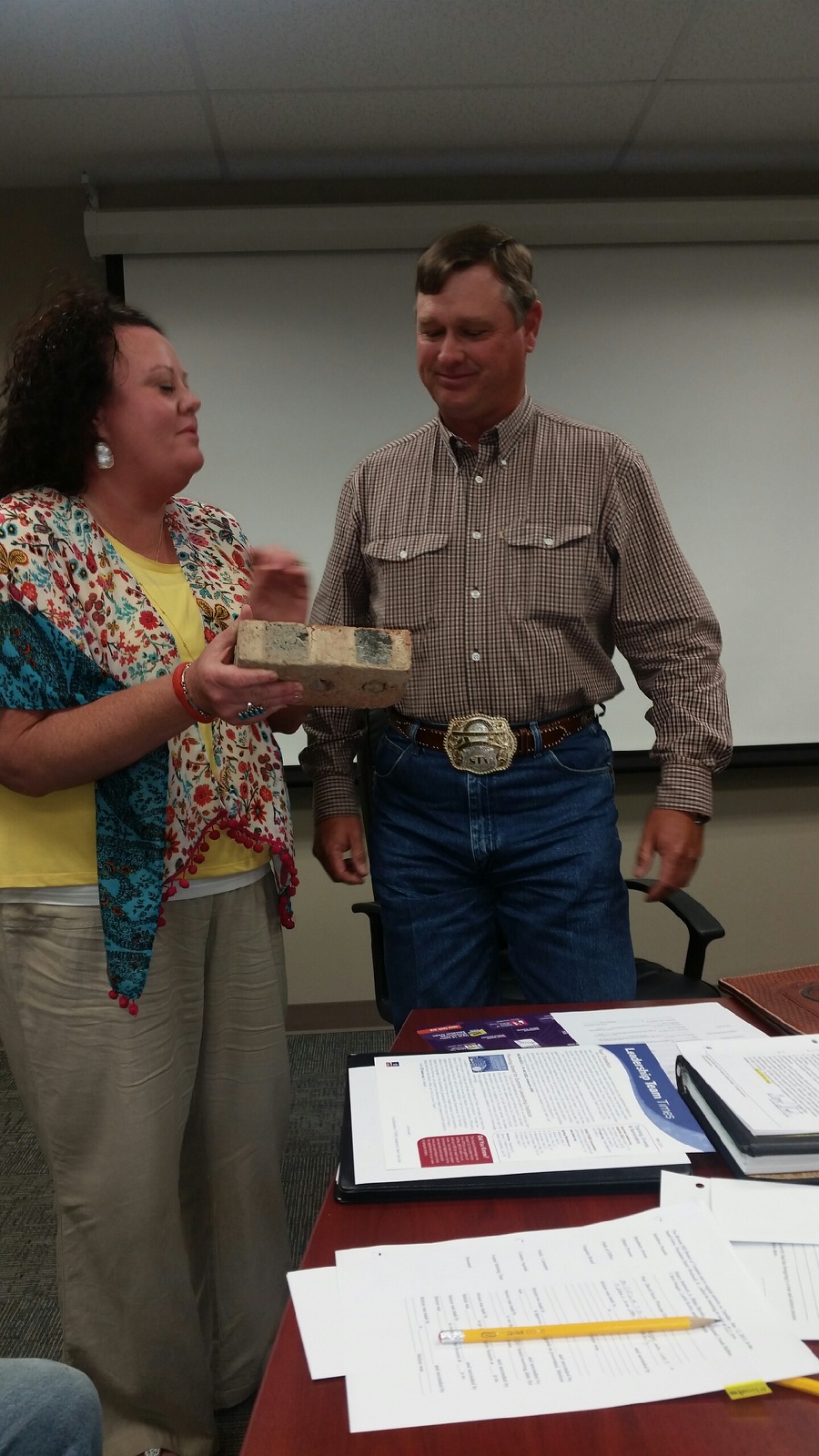 Bryson ISD Board Induction